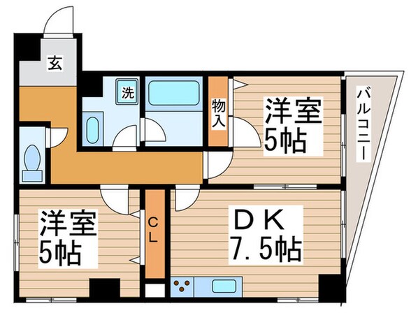 コート高橋の物件間取画像